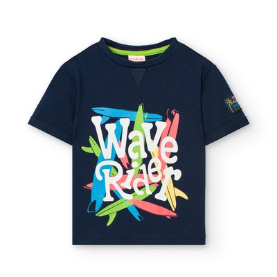 T-shirt à manches courtes avec col rond BOBOLI