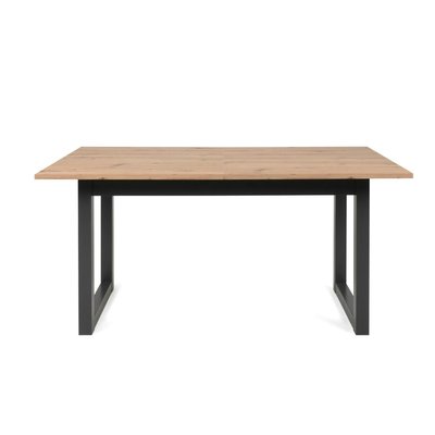 Table à manger extensible effet chêne 120-160 cm ALVA PIER IMPORT