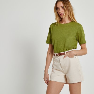 Short en denim, taille haute LA REDOUTE COLLECTIONS