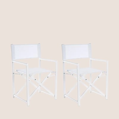 Chaises de metteur en scène pliables d'extérieur (lot de 2) - CABOURG HELLIN, DEPUIS 1862