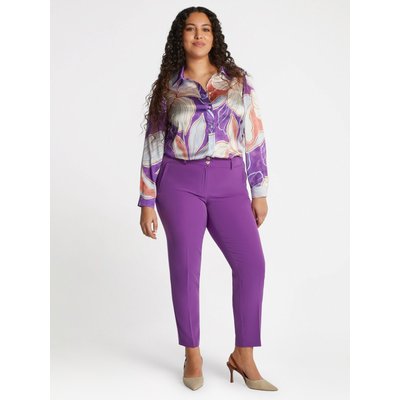 Chemise en satin avec imprimé fleuri FIORELLA RUBINO