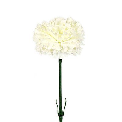 Oeillet artificiel H 55 cm superbe tête tissu ARTIFICIELLES