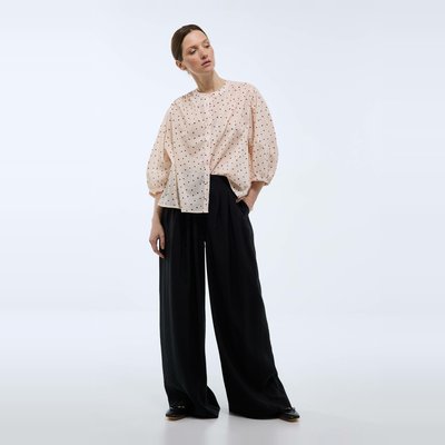 Pantalon large uni MONOPRIX