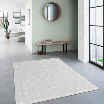 Tapis extérieur tissé kilim rectangle STALOW 9 UN AMOUR DE TAPIS