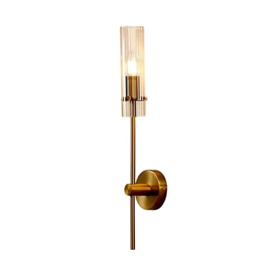 Applique dorée verre cannelé - SÉRÉNIA KOSILUM