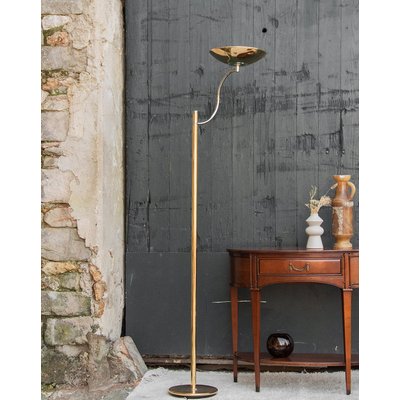 Lampadaire doré Julien N°56 - Bon état DEBONGOUT