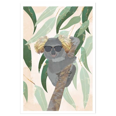 Affiche enfant cool koala HEXOA