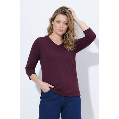 Lot de 2 T-shirts en jersey bord-côte ULLA POPKEN