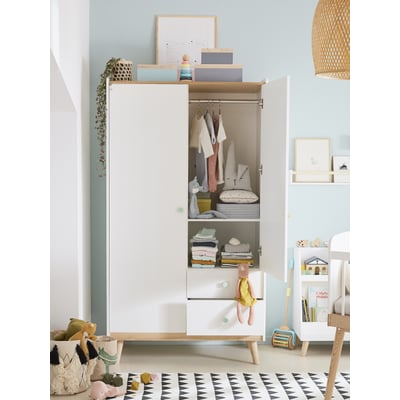 Armoire 2 portes LIGNE CONFETTI VERTBAUDET