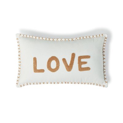 Coussin toile de coton XLOVE FEBRONIE