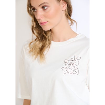 T-shirt à détail brodé LOLALIZA