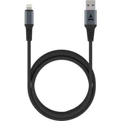 Câble Lightning vers USB 3M renforcé certifié Apple Noir ADEQWAT