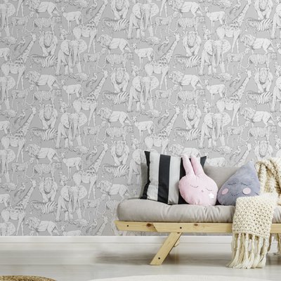 Papier peint Jungle ANIMAUX SUPERFRESCO EASY