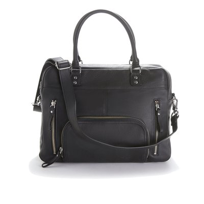 Bolso de mano de piel con cremallera, múltiples bolsillos MACY NAT & NIN