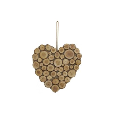 Coeur à suspendre en bois Grand AUBRY GASPARD