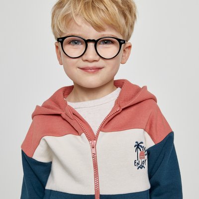 Свитшот на молнии с капюшоном из мольтона LA REDOUTE COLLECTIONS