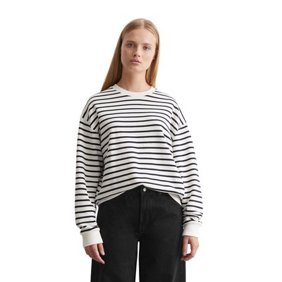 Sweat-shirt à rayures oversize en pur coton organique MARC O’POLO DENIM