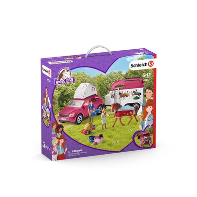 Grand Voyage Équestre En Voiture Et Remorque SCHLEICH