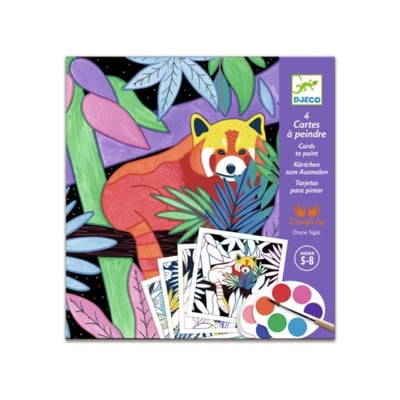 Cartes a peindre X 4 - Selva - DJECO