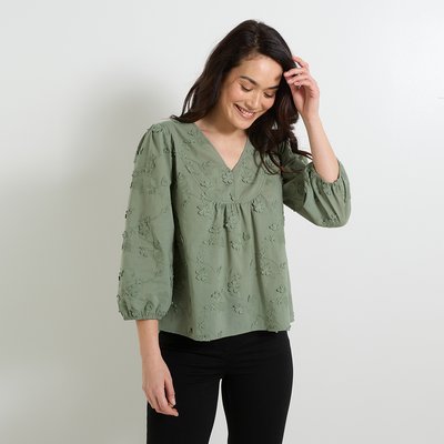 Blouse brodée GRAIN DE MALICE