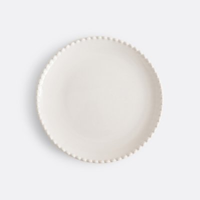 Set van 4 dessertborden in aardewerk met parelrand, Akoya LA REDOUTE INTERIEURS