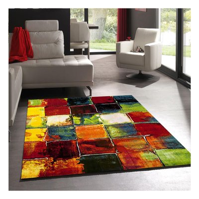 Tapis salon et chambre tissé motif géométrique BE 39 UN AMOUR DE TAPIS