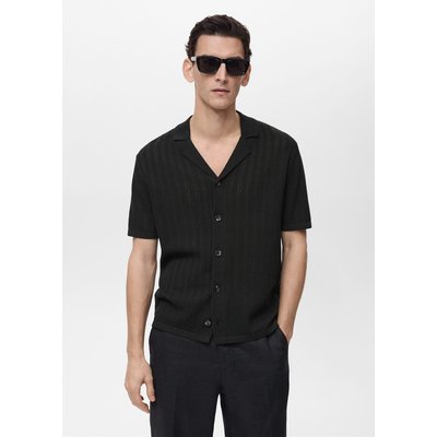 Chemise en maille détail ajouré MANGO MAN