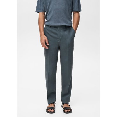 Pantalon 100 % lin droit MANGO MAN