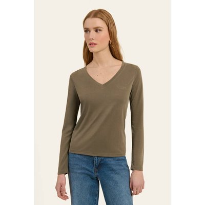 T-shirt fluide col V JALE NAF NAF