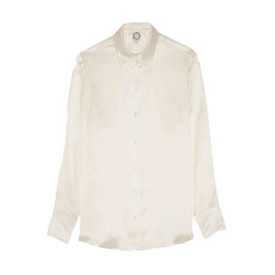 Chemise Maureen écrue en soie INES DE LA FRESSANGE PARIS