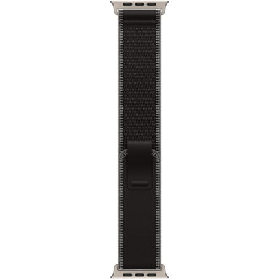 Bracelet 49 mm S/M Trail noir/charbon naturel APPLE
