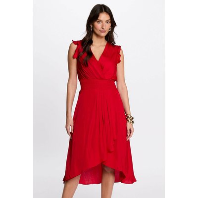 Robe droite fluide sans manches MORGAN