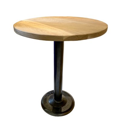 Table repas ronde en teck massif - BRASSERIE MATHI DESIGN