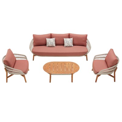 Salon de jardin en teck, ROSE AU JARDIN DE CHLOÉ