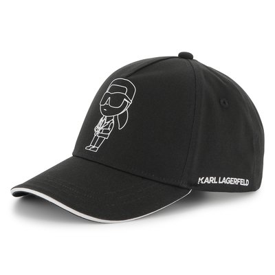Casquette réglable en coton KARL LAGERFELD KIDS
