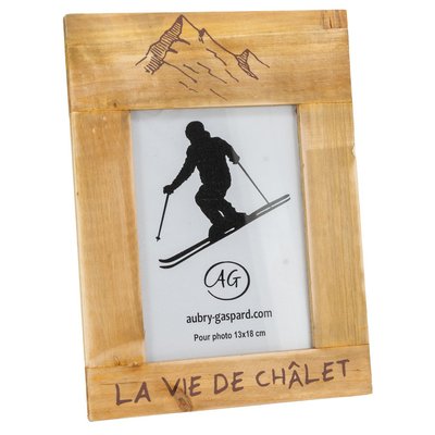Cadre photo en pin La vie de Chalet Pour photo 13 x 18 AUBRY GASPARD