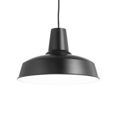 Suspension rétro noir Moby Diam.35 MILLUMINE