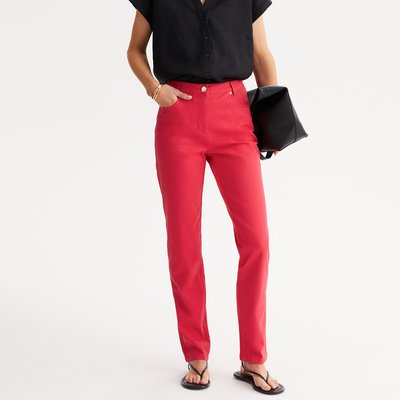 Pantalon droit 5 poches coton stretch ANNE WEYBURN