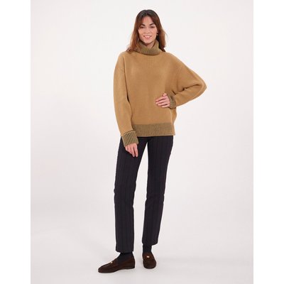 Pull Esra beige en laine INES DE LA FRESSANGE PARIS