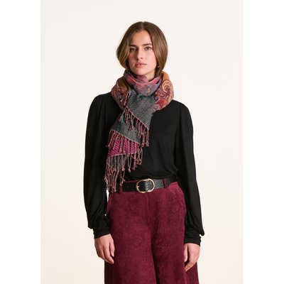 Écharpe en coton et laine LA FEE MARABOUTEE