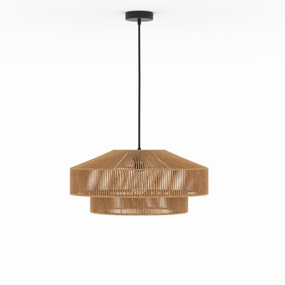 Suspension ronde en papier de corde 60 cm - CLAIRIA RENDEZ-VOUS DÉCO