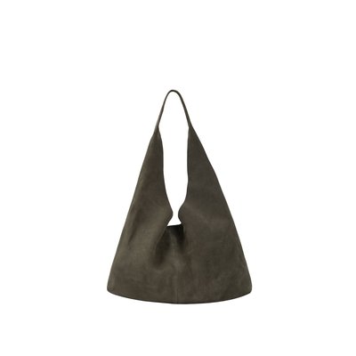 Sac Hobo cuir velours IKKS