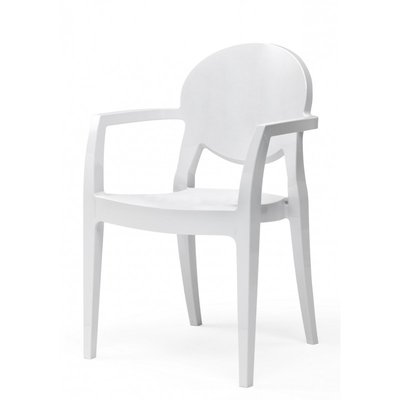 Chaise glossy design avec accoudoirs - IGLOO SCAB DESIGN