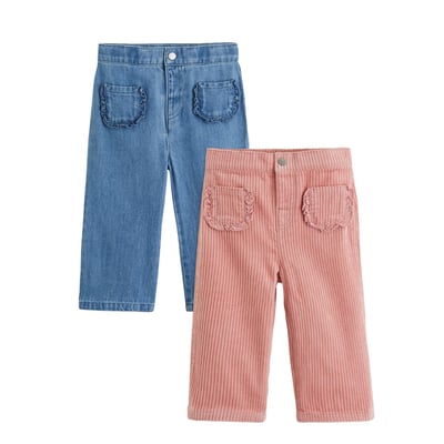 Lot de 2 pantalons enfant Cléo PETIT BEGUIN
