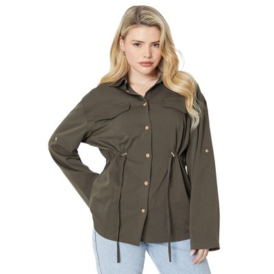 Veste chemise kaki femme La Redoute
