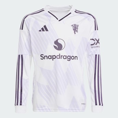 Maillot extérieur à manches longues Manchester United 25/26 pour enfants adidas Performance