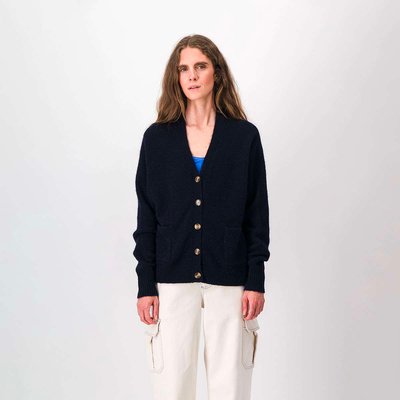 Gilet en mohair et laine mélangés KURT BENSIMON