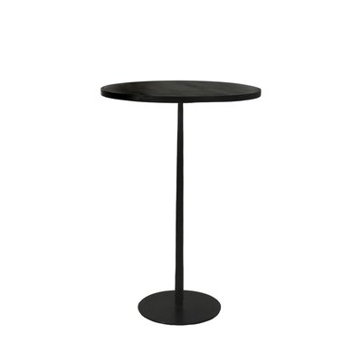Table de bar ronde en bois et métal ø70cm - BISTRO POMAX