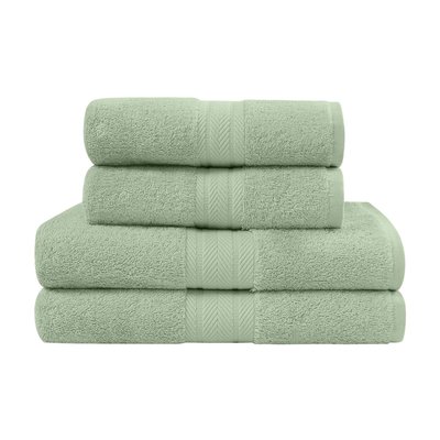 Ensemble de bain 4 pièces (2 draps de bain + 2 serviettes de toilette) LUXURY SENSEI MAISON