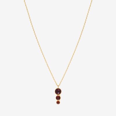 Collier doré grenat - andrea CAROLINE NAJMAN